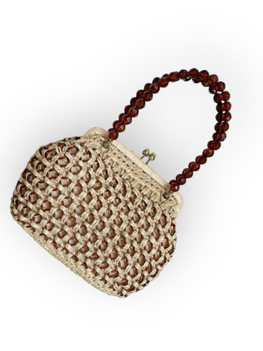60s BASKET PURSE